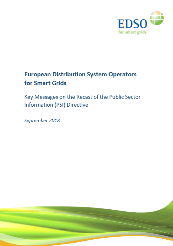 EDSO publishes key messages on Public Sector Information Directive – E.DSO