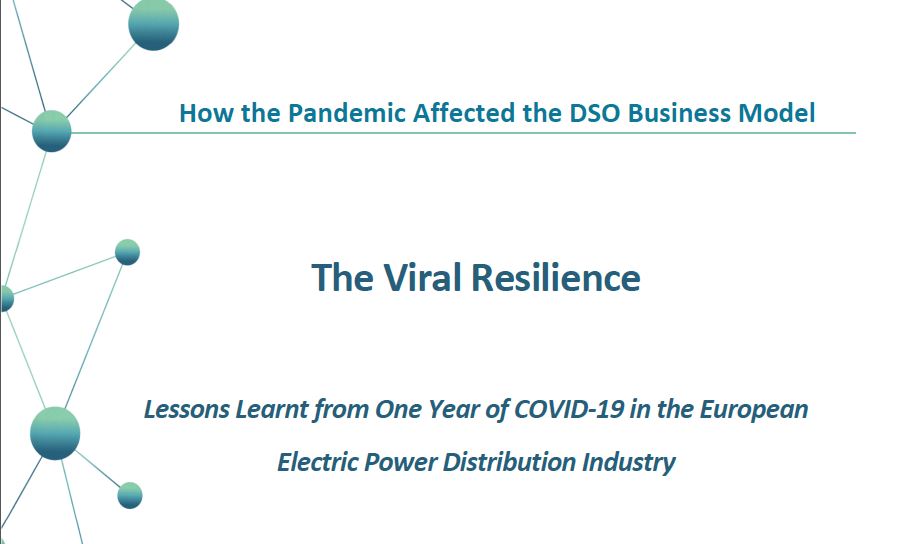 The Viral Resilience: Lessons Learnt from One Year of COVID-19 in the European Electric Power Distribution Industry